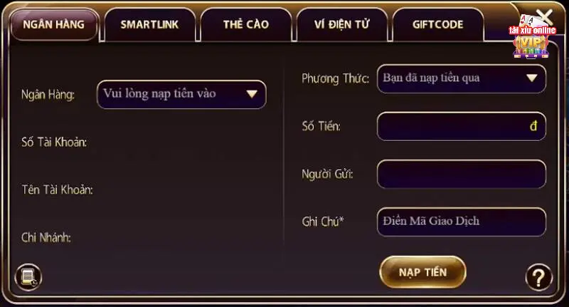 Tài Xỉu Online cho phép người chơi rút tiền số tiền lớn trong một ngày