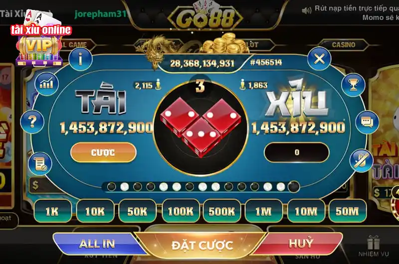 Go88 tài xỉu - Tựa game đổi thưởng đứng đầu thị trường